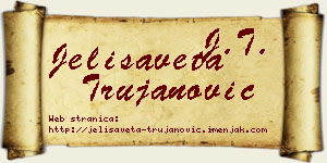 Jelisaveta Trujanović vizit kartica